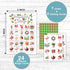 Strawberry Bingo Games - Summer Berry Bingo Card - 24 Players Bingo Game Set for Adult Family Friends - School Classroom Indoor Outdoor Activities - Fruit Themed Birthday Party Favors Supplies -C07