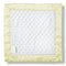SwaddleDesigns Small Baby Lovie Security Blanket, Plush Dots with Satin Trim, Pastel Yellow