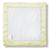 SwaddleDesigns Small Baby Lovie Security Blanket, Plush Dots with Satin Trim, Pastel Yellow