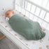 Pack 4 Comfy Cubs Muslin Fitted Crib Sheet and Swaddle Blankets Bundled