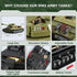 MISTBUY WW2 Sets T-34 8+ (1201 Army Tank Building with Lights, Panzer IV & Military Tanks Model Kit Compatible