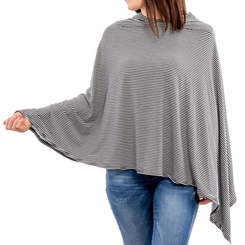 WeeSprout Nursing Cover for Breastfeeding, Soft & Breathable Poncho, Machine Washable Nursing Cover Up