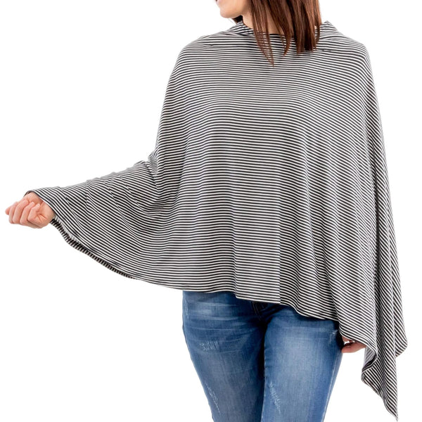 WeeSprout Nursing Cover for Breastfeeding, Soft & Breathable Poncho, Machine Washable Nursing Cover Up