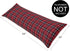 Sweet Jojo Designs Red and Black Woodland Plaid Flannel Body Pillow Case Cover for Rustic Patch Collection (Pillow Not