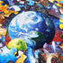 Kids,48 3-5,Preschool 4-8 Jumbo Floor Puzzle for Piece Solar System Planet Large Jigsaw Puzzles for Toddler Ages