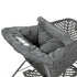 Summer 2-in-1 Full Coverage Cushy Shopping Cart Cover (Heather Gray) and High Chair Cover with Removable Seat