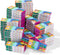 THE TWIDDLERS 144-Pack Mini Crayons in Bulk (576 Total) - 4-Pack Crayon