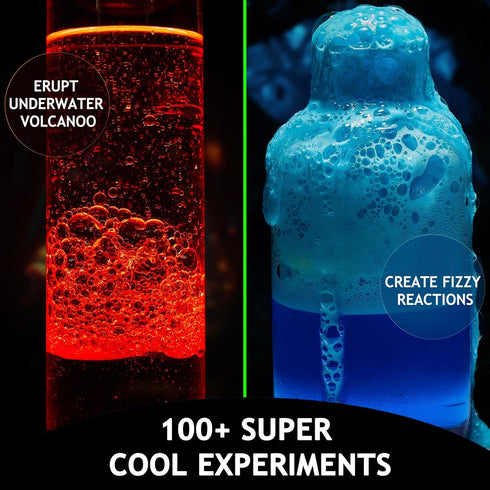 Japace 100+ Experiments Science Kit for Kids Age 4-12 - Cool Chemistry and Physics Set Toys for Boys & Girls