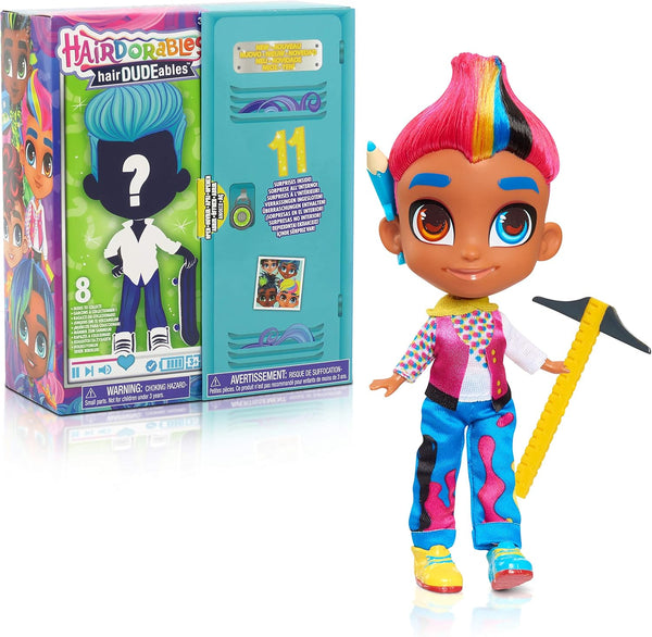 HairDUDEables Series 3, Hairdorables Surprise Collectible Dolls, Styles May Vary, Kids Toys Ages 3 and Up by Just Play