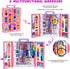 Doll Closet Playset with Doll, 342 Pcs Clothes and Accessories, Princess Dresses, Pants, Swimsuits, and Shoes