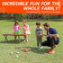 2-in-1 Bean Bag Bottle and Can Throwing Play Set for Outdoor and Indoor Games, Rope Throwing Tic Tac Toe Set