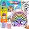 PURPLE LADYBUG SUNGEMMERS Window Gem Art Suncatcher Kits, Fun DIY Art Kit for Kids, Birthday Gifts for Ages 4-10