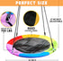 TURFEE 40" Saucer Tree Swing for Kids, 700Lb Capacity, Waterproof Oxford Fabric Platform Swing for Backyard Fun