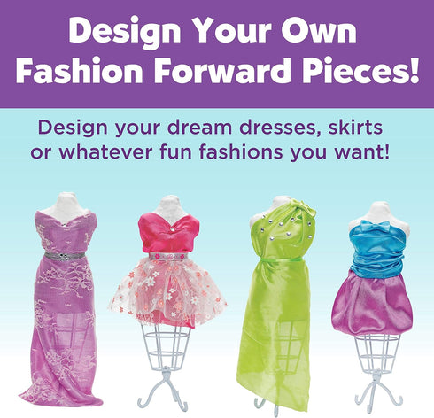 Creativity for Kids Designed by You Fashion Studio - DIY Fashion Designer Kit for Girls, Craft Kit for Ages 9-12+
