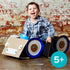 Makedo Explore - Upcycled Cardboard Construction Toolkit in Small Toolbox (50 Pieces) | STEM + STEAM Educational Toys