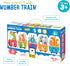 Banana Panda Make-a-Match Number Train Floor Puzzle - Learn Numbers 1-10 with 30 Large Pieces for Ages 3-5