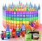 Soyee Magnetic Tiles with 2 Cars, Kids Gifts for 3 Year Old Boys, Educational Toys for Toddlers Age 3-5, Car Train