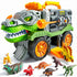 JOVA Vroomix Dinosaur Toys for Kids 3-5, Dinosaur Carrier Truck with 2