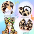 11'' Hopearl LED Musical Plush Leopard Lighting Up Cheetah Stuffed Animal Panther Floppy Night Lights Glow in The Dark