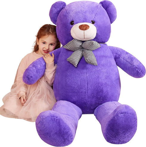 IKASA Giant Teddy Bear Stuffed Animal Plush Toy - Large Bear Cute Jumbo Soft Toys - Gifts for Kids