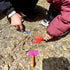 Kids Gardening Tools Set, 5PCS Metal Gardening Tools with Wooden Handle, Safe Beach Sandbox Toy