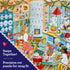 1000 23" 23" eeBoo Piece Puzzle - Swedish Holiday Kitchen Jigsaw Puzzle for Adults, Square x Made with Recycled Board