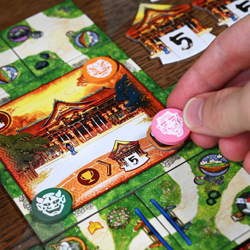 Pencil First Games The One Hundred Torii: Diverging Paths Board Game - Tile-Laying Expansion for 1-4 Players