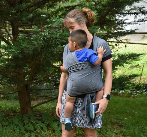 Baby Carrier Wrap Soft, Stretchy, Cotton Baby Wrap, Baby Sling, Nursing Cover Up for use with Newborn-Toddler: Evenly