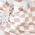 30"X40" Cozy 75X100cm CREVENT Soft Warm Chenille Baby Blanket for Girls Boys, Newborn Essentials for Infant, Baby