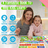 Preschool Busy Book, 30 Themes Activities, Montessori Learning Toy for Alphabet/Numbers/Shapes for Boys & Girls