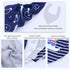 Set 8 DOKMA Organic Cotton Baby Drool Bibs - Bandana Teething Bibs for Baby - Bandana Drool Bibs - Ultra Soft, No