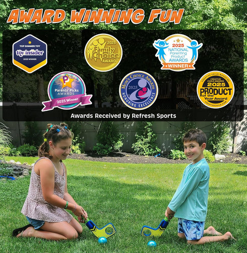 2 2 Fun Mini Hockey Sticks Game - Play at the Pool & Beach or in Home - For Kids & Adults All Ages - Use The Floating