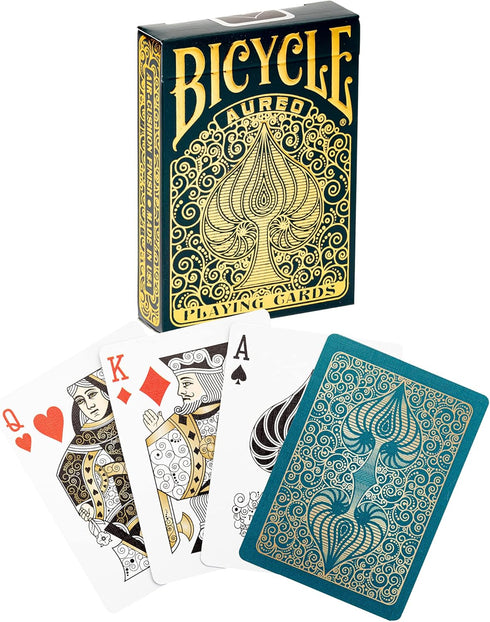 Bicycle Aureo Playing Cards - 1 x Showstopper Card Deck, Easy to Shuffle & Durable, Great Gift for Card Collectors