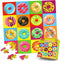 SYNARRY 100 Piece Wooden Puzzles for Kids Ages 4-8, Donuts Jigsaw Puzzle, Educational Toys for Children