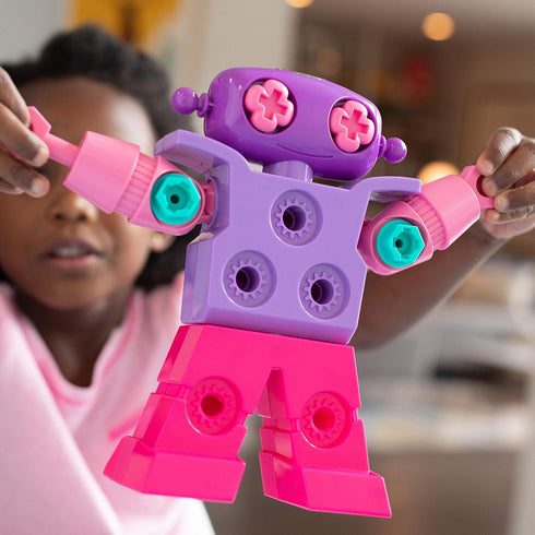 Educational Insights Design & Drill Sparklebot Robot Toy, 23-Piece STEM Set for Kids Ages 3+