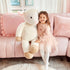 IKASA 30" Giant Sheep Stuffed Animal - Jumbo Soft Kawaii Plush Toy for Kids & Girlfriend