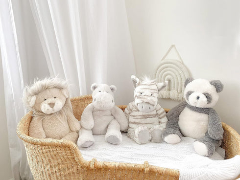 MON AMI Zuri The Lion Plush Stuffed Animal: 13” Floppy Toy, Great for Nursery Décor and Gifts for Kids