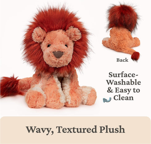 Cozys 0 10" GUND Collection Lion Plush Stuffed Animal for Ages and Up, Orange/Red