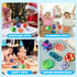 6PCS 3D 3D JOYIN Printed Fidget Toys, Spin Fractal Click Gear Fidget Toy, Metallic Color Printed Fidget Toy for Favors