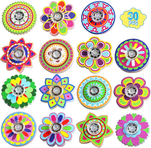 EUXAYCZQ 30 Pack Fidget Toys Spinner Bulk Mini Gifts Party Favors for Kids Adults,Sensory Toys Goodie Bags Stuffers