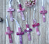 Handmade Glass Cross for Mother - Unique Gift with Poem for Christmas, Mother's Day, Birthday