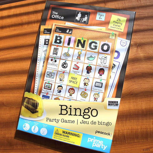 The Office Bingo Board Game for 24 Players, Perfect for Office Parties and Birthday Celebrations