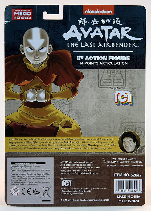 Mego Avatar The Last Airbender 8" Action Figure Multicolor Standard