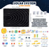 Solar System for Kids with 61 Felt Figures - BONNYCO Space Montessori Toys for Girls Boys Birthday Gifts
