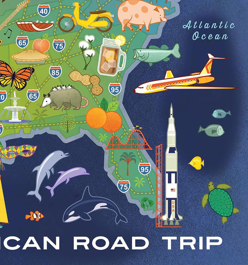 1000 Piece Puzzle - American Road Trip