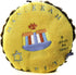 Chewish Treat Large Plush Dog Toy, 9 by 9-Inch, Hannukkah Gelt Squeaker, Multicolor