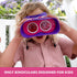 Educational Insights GeoSafari Jr. Kidnoculars Pink Binoculars for Toddlers & Kids, Gift for Ages 3+