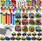 BenLouis 192Pcs Monster Truck Party Favors Truck Car Birthday Stampers Stickers School