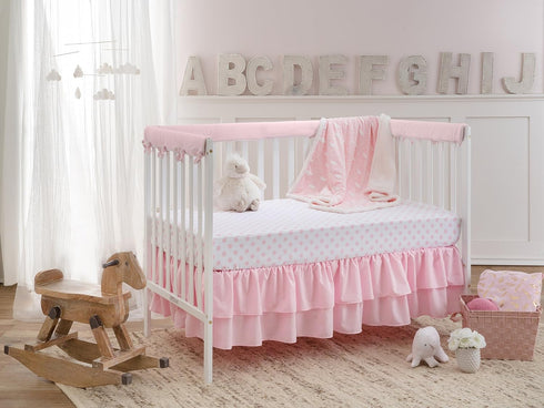 American Baby Company Heavenly Soft Chenille Sherpa Receiving Blanket - 3D Pink, 30" x 35", Warm and Cozy for Babies