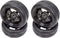 Apex RC Products 1/10 On-Road Black 5 Spoke Wheels with V Tread Rubber Tires (Set of 4) #5000